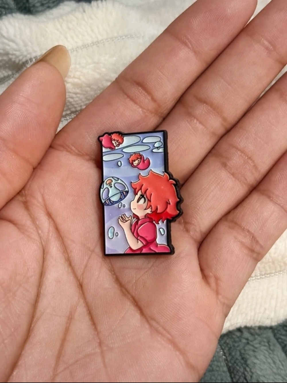 Ponyo enamel lapel pin from the Studio Ghibli film Ponyo